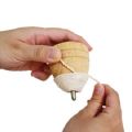 2pcs Wooden Spinner Lattoo With Thread For School/Play School Lattu baby baba kids teenager men women boy and girl adult spinning top. 