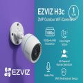 Outdoor Camera Wifi  EZVIZ H3c 1080p 2MP Color 2.8mm Lens Weather proof camera   Smart Human Detection Storb Light Camera. 