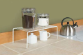 Inside Cabinet Rack Kitchen Accessories Storage Desktop Shelf Organizer. 