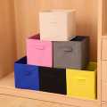 Cube Box- Storage  Box, Stprage Bin- Foldable Fabric Storage Box Square Bin - Lightweight Organizer with Dual Handles for Nursery, Closet, and Drawer - Space-Saving Cloth Baskets for Home Organization. 