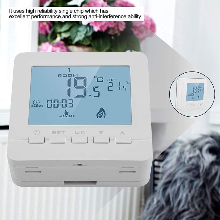 FTVOGUE%20Digital%20Thermostat%20Intelligent%20LCD%20Display%20Heating%20Thermostat%20Programmable%20Room%20Temperature%20Controller%20Under%20Home%20Household%20Temperature%20Tool%20-%20Image%204