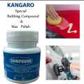 Kangaroo Special Rubbing Compound Polish & Scratch Remover 250g-Pack of 2 - Car & Motorbike Compound | Scratch & Swirl Remover, Water Spots, Chrome & Aluminum Cleaner | Black & Blue | Car & Motorbike Care Kit. 
