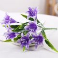 7flowers/Branch Artificial Plastic Lily -Artificial Flower Bouquet- Photo Props Home DIY Table Decoration Durable Artificial Flower. 