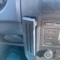For -Polo 9N 2005 - 2010 LHD Black Card Holder Card Slot Coin Slot Central Storage Box 6Q1858373. 