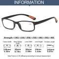Magnifying Flexible Vision Care Reading Glasses Ultra Light Frame Computer Goggles Eyeglasses. 