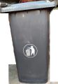 Dustbin 240 liters with wheels / Big size dustbin / dustbin big size / dustbin for outdoor garbage / Outdoor Garbage Bin with Wheels - 240 Liters - Wheeled Waste Trash Can - Outdoor Wheeled Dustbin - Heavy Duty. 