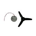 6-9V DC Motor of CD/DVD ROM with free Fan/propellar for DIY, Science & Electronics Projects. 