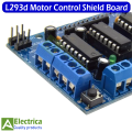 L293D Motor Drive Shield dual for arduino Duemilanove, Motor drive expansion board motor control shield by Electrica. 