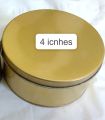 Steel Empty Tins, Golden Tin bid boxes wedding jewelry boxes tins Candle jars Candle. 