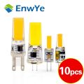 【Topnotch Store】EnwYe LED G4 Lamp Bulb 12V 220V 3W 6W COB SMD LED Lighting replace Halogen Spotlight Chandelier. 