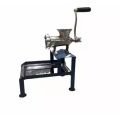 QEEMa MACHINE manual meat mincer machine with Stand And Steel Plate 12 Number. 