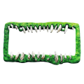 JAERBEE Car License Plate Frame Horror Teeth License Plate Bracket Car Supplies Front&Rear License Plate Exterior Accessories A. 