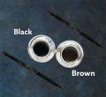 TV Parlour 2-IN-1 Eyebrow Gel liner waterproof long lasting Results,Smudge Proof Natural Eyebrow Makeup for All Skin Types and Tones Brown & Black. 