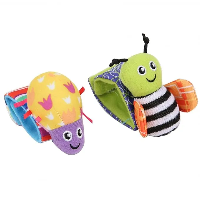 4%20Pcs%20Baby%20Rattle%20Set%20Toys%20Infant%20Wrist%20Strap%20Baby%20Socks%20Foot%20Finder%20Educational%20Handbells%20Cute%20Spider%20Cartoon%20-%20Image%204