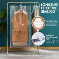 TAILI Hanging Vacuum Storage Bags Space Saver Bags, Long and Short, Clear Vacuum Sealer Bags for Clothing, Suits and Jackets, Closet Organizers and Storage, best for storing and travelling garment bags. 