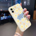 dienya for Samsung A90 5G Case Fashion Beauty Flower Side Square Edge Protect Softcase Thin Pattern Silicone Casing Full Lens Cover Camera Shockproof Cases. 