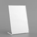 5Pcs Office Acrylic A6 Display Leaflet Stands Counter Plastic Message Board Menu COLLEGE Holder for Business Poster. 