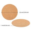 -Adhesive Cork Coasters,Cork Mats Cork Backing Sheets for Coasters and DIY Crafts Supplies (60 Pcs, Round). 