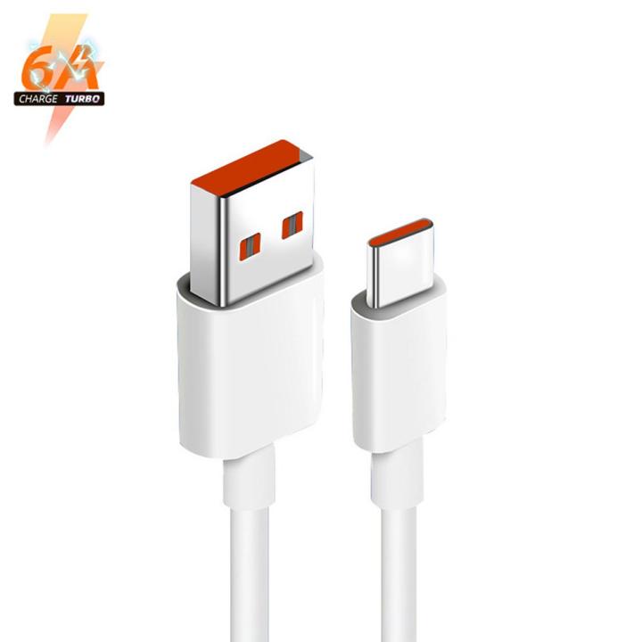 6A Super Fast Charging Data Cable Type-C Charging Cable for Xiaomi 11 Redmi K40 good effect and easy to use