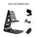 Foldable Phone Stand | Multi-Angle Plastic Mobile Phone Bracket | Portable Mobile Phone Holder | Adjustable Cell Phone Holder for Desk | Desktop Mobile Stand | Adjustable Stand for IPhone, Smartphones & Tablets (4-13 inch) | Universal Tablet Stand. 