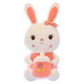 Cute rabbit plush toy baby bottle bunny doll doll super cute high-end gift for girls Valentine's Day. 