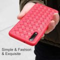 Case Mobile for Huawei P20, Weaving Case style, Red in color. 