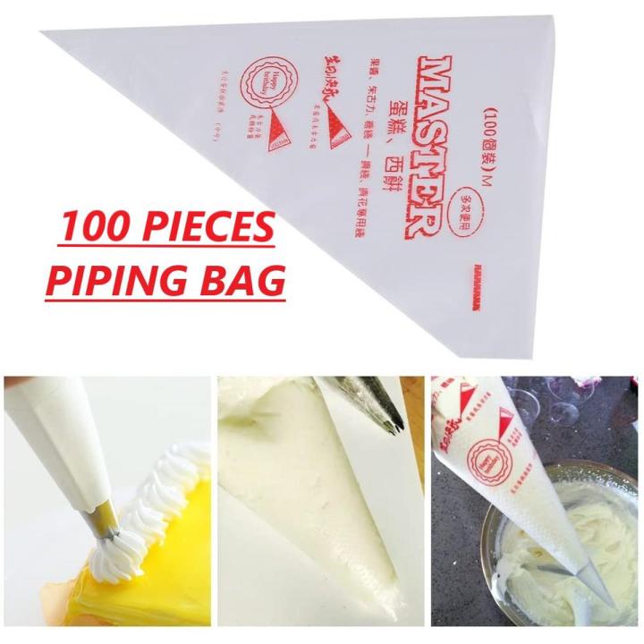 Top Deal Generic 100 Pieces Food Grade Plastic Icing Piping Bags