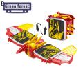 Green forest Dinosaur Transformer Wear Resistant Children Transforming Dinosaur Car Mold Toy. 