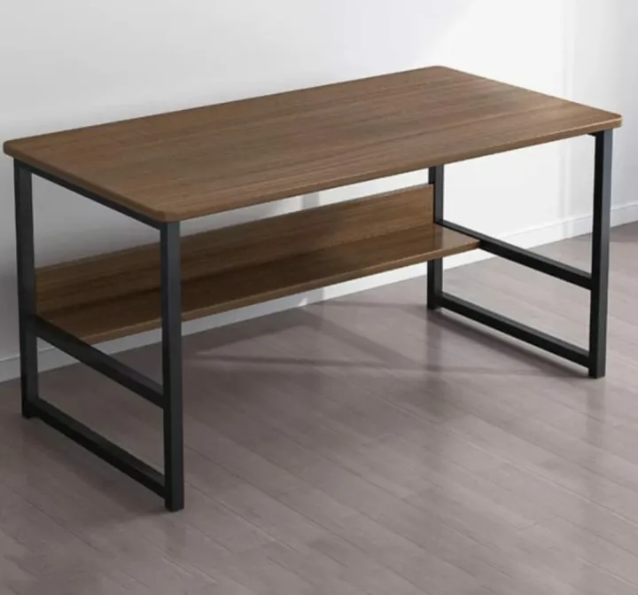 Modern%20Computer%20Desk,%2048%20x%2024%20inch%20Large%20Office%20Desk%20Computer%20Table%20Study%20Writing%20Desk%20Workstation%20for%20Home%20Office,%20Vintage%20Black%20Metal%20Frame%20-%20Image%208