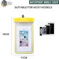 Waterproof Mobile Cover, Universal Waterproof Mobile Pouch Case for all IOS and Android Phones, Waterproof Cover Bag Mobile Phone Protector, Underwater Waterproof Rainproof Mobile Case, Transparent Pouch for Cell Phones. 