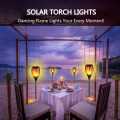 Pack of 6 Solar Garden Lights Solar Outdoor Lights Solar Flame Lights Flame Flickering Light Waterproof LED Garden Decoration Landscape Light Lawn Lamp Path Lighting Torch Light Waterproof Flame Torch Light. 