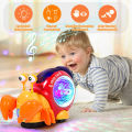 Suitable for early baby crawling crab baby toys electric universal snail hermit crab learning educational toys. 