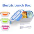 Electric Lunch Box with spoon - 7331. 