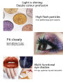 Miss Rose 18 Colors Sequins Glitter Powder High Gloss Pearly Eye shadow Palette. 