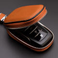 Car Key Holder Case Men's Key Bag PU Leather Universal Keychain Wallet Pouch. 