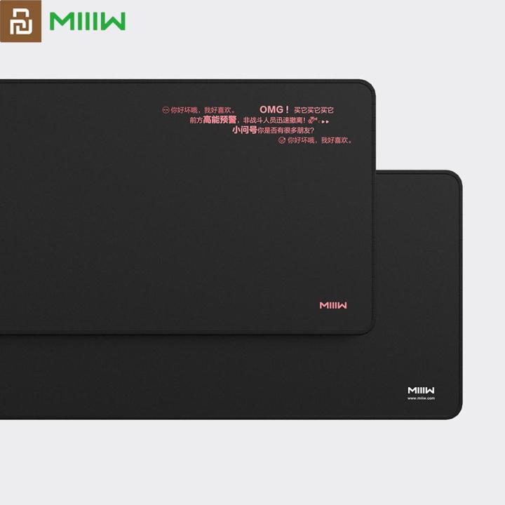 Xiaomi MIIIW Extra-large Mouse Pad Non-Slip Rubber Base Desk Mat For Gamer Waterproof Keyboard Pad MWODMP01