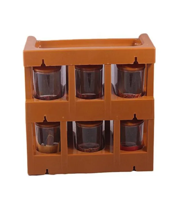 Chef%202-Tier%20Spice%20Rack%20With%206%20Spice%20Jars%20-%20Image%204