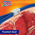 Pack of 10 Large sizes of Washable Freezer bag , Zip Lock bag , Zip bags , Plastic bag For save food. 