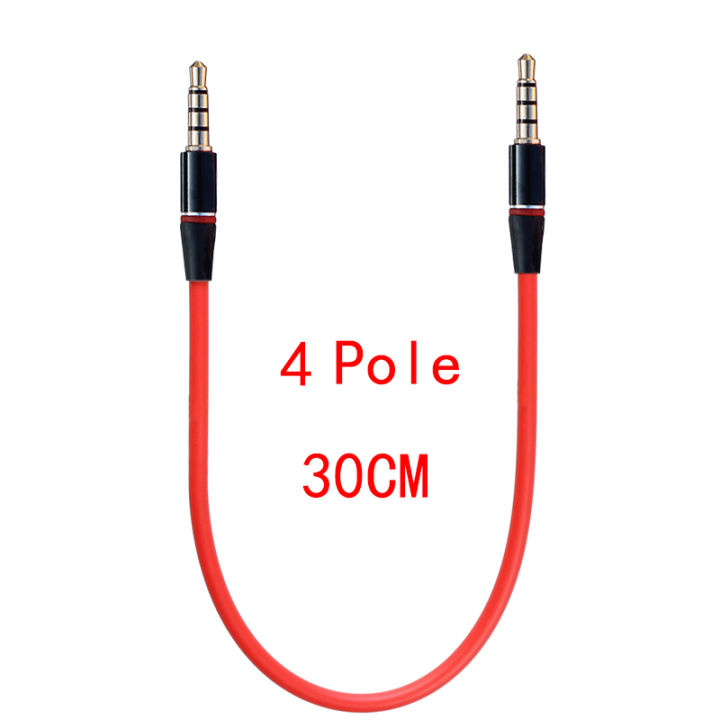 Universal%20Ipod%20Aux%204%20Pole%203%20Pole%203.5mm%20Male%20to%20Male%20MP3%20MP4%20AUX%20Audio%20Stereo%20Cable%2020cm%2030cm%20-%20Image%202