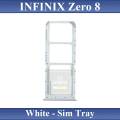 Infinix Zero 8 SIM Tray Sim Jacket Sim Slot Sim Door For Infinix Zero 8 - White. 