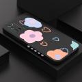 ZeroQiQi for Realme C17 Case Lovely Printing Petal Love Phone Cover Soft Anti Drop Full Cover Camera Protection Case. 