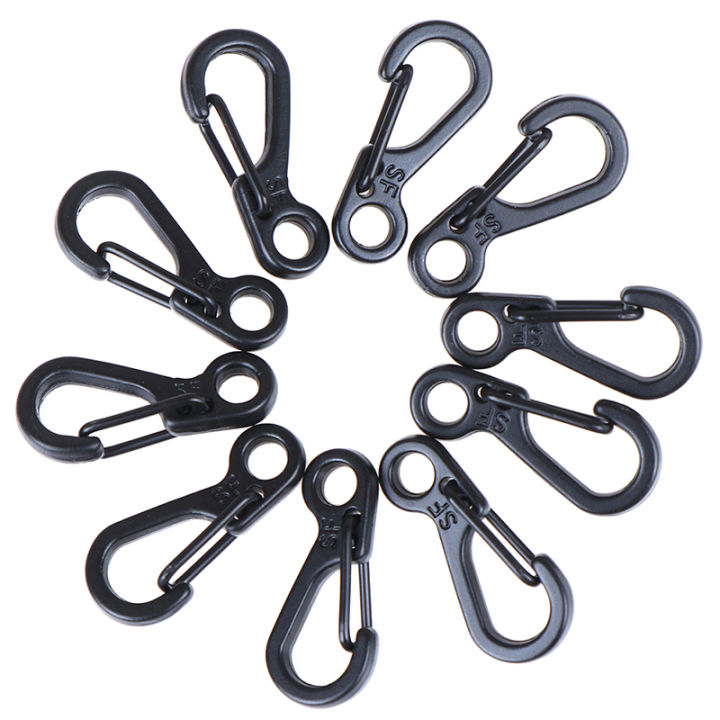【Exclusive Offer】 FahionApple 10PC Mini Carabiner Clip nap pring Clap Hook Keyring Camping Tool