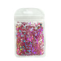 1Bag/10g  5mm Holographic Glitter English Alphabet Flakes For Epoxy Resin Filling Laser  Letter  Alphabet  DIY accessories. 