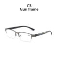 eading lasses en Women igh Quality alf-frame iopter lasses usiness ale resbyop Eyeglasses +1.0 1.5 2.0 2.5 4. 