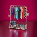 Best Quality Cloth hanging stand/ Double Shoes Rack Stand / Garments Stand/ Purse and Accessories Hanging stand/ Boutique Display stand rack for your Home and Garments shop. 