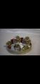 engagement ring tray/ engagement ring platter/ engagement ring plate/ ring holder/ for 2 person/ mirror tray. 
