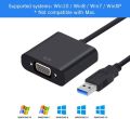 USB 3.0 to VGA Adapter, USB to VGA Multi-Display Video Adapter Converter External Video Graphic Card Multi Monitor Display Compatible with Windows 10/8.1/8/7/XP. 