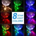 Kids Star Night Light, 360-Degree Rotating Star Projector, Desk Lamp 4 LEDs 8 Colors Changing with USB Cable, Best for Children Baby Bedroom and Party Decorations. 
