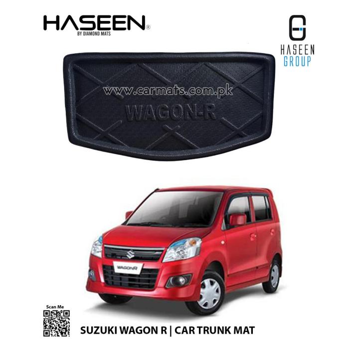 SUZUKI WAGON R TRUNK MAT DIAMOND EVA TRUNK MAT SERIES GENIUN FITTING CARPET MATS BLACK ANTI SLIP MAT SILICON MATS RUBBER MAT TRANSPARANT MAT CAR MAT UNIVERSAL MAT TRAY MAT TRUNK MAT DIGGI MAT 3PC MAT 5PC MAT EMBRIODRY MAT LUXURY MAT 7D MATERIAL MAT