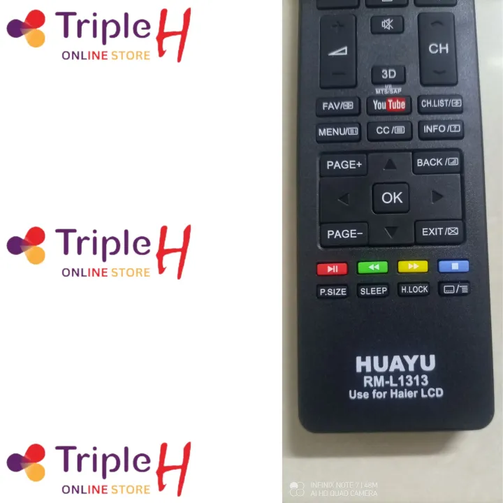 Haier_%20LCD/LED%20Universal%20Remote%20Control%20Original%20Huayu%20RM-L1313%20With%20Social%20Buttons%20Replecement%20of%20Original%20Haier_%20Smart%20LCD/LED%20Tv%20Remote%20Soft%20Press%20Buttons%20%7C%20Triple%20H%20-%20Image%206